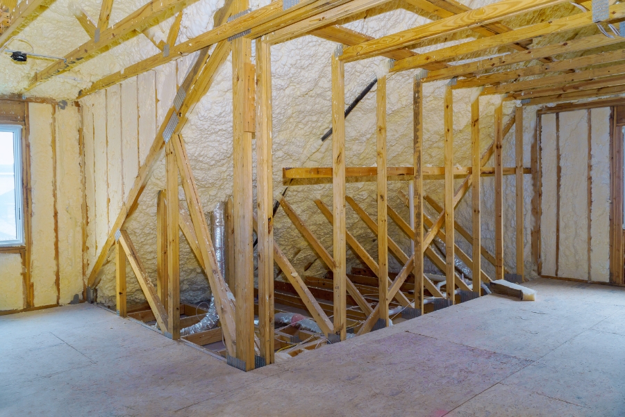 glasswool peredam panas
